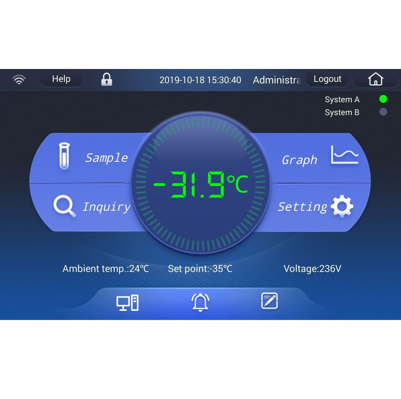 Ultra low-temperature freezer DW-86L579BPT alternate view image 2