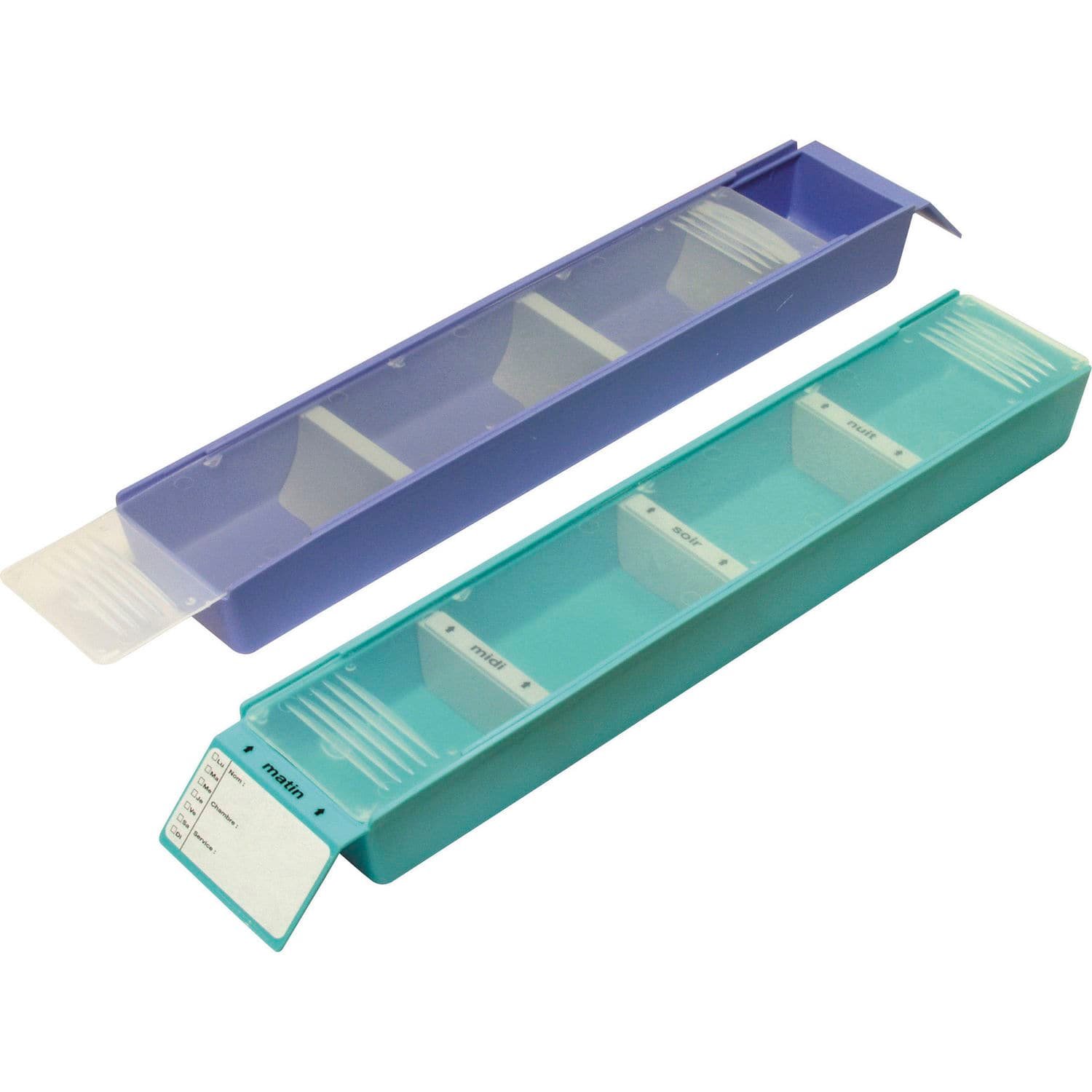 Weekly pill box 25210PILPLUM image 2