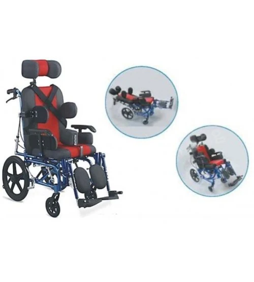 High Backrest Wheelchair Rehabilitation Child Wheelchair For Children With Cerebral Palsy KY 958LC-C-35