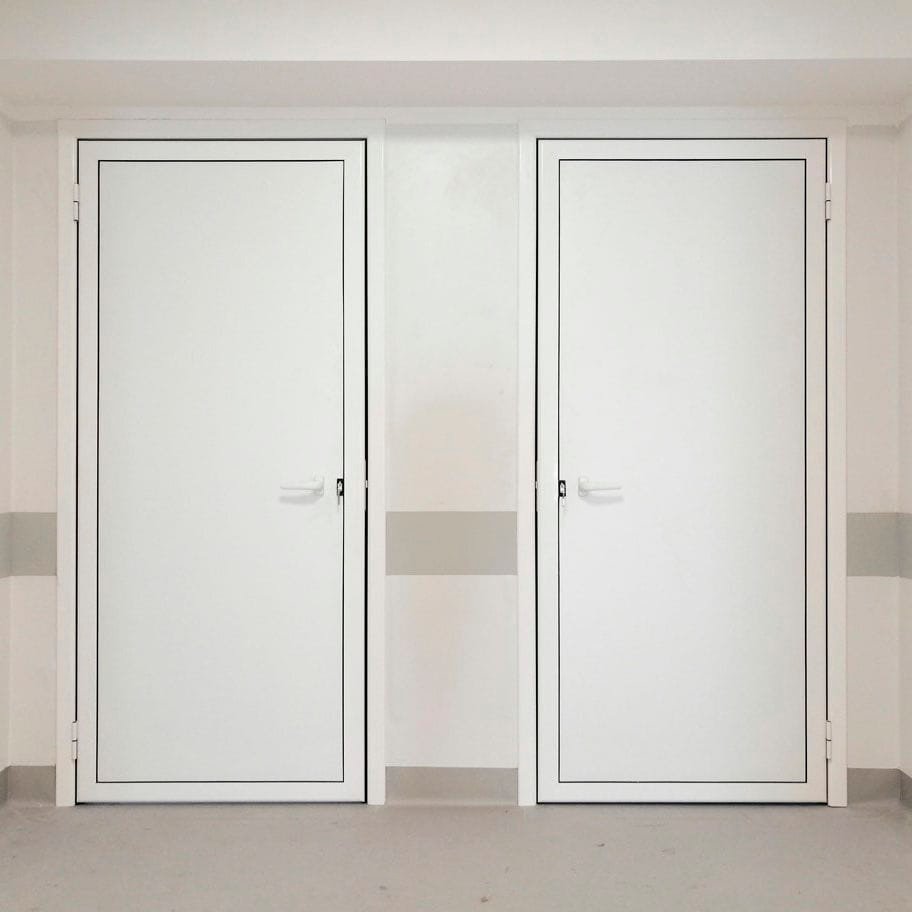 X-ray protection door Porta di servizio