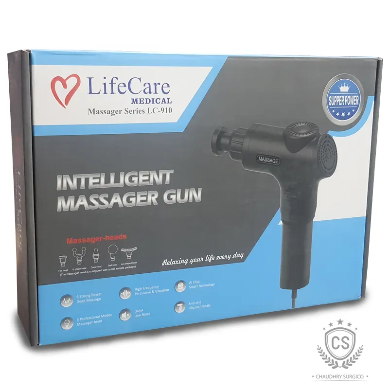 LIFECARE Intelligent Massager Gun LC-910 Super Power Body Massager