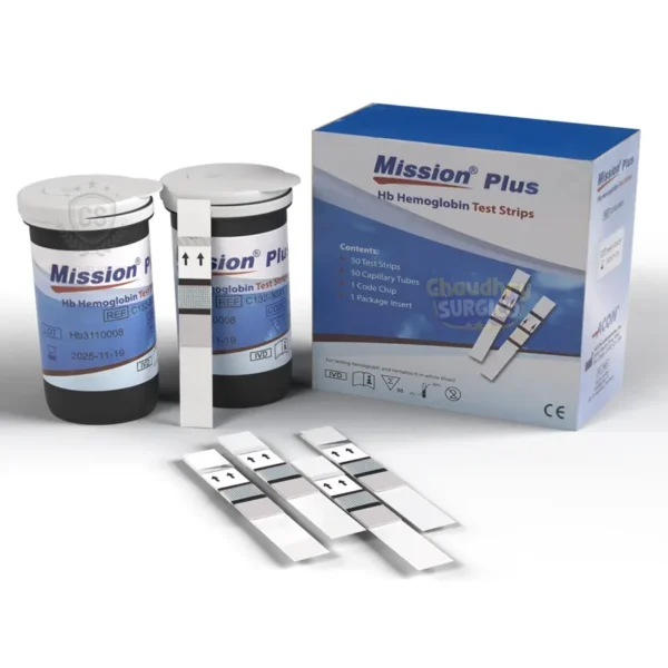 Mission Plus HB strips 50 for Hemoglobin Meter