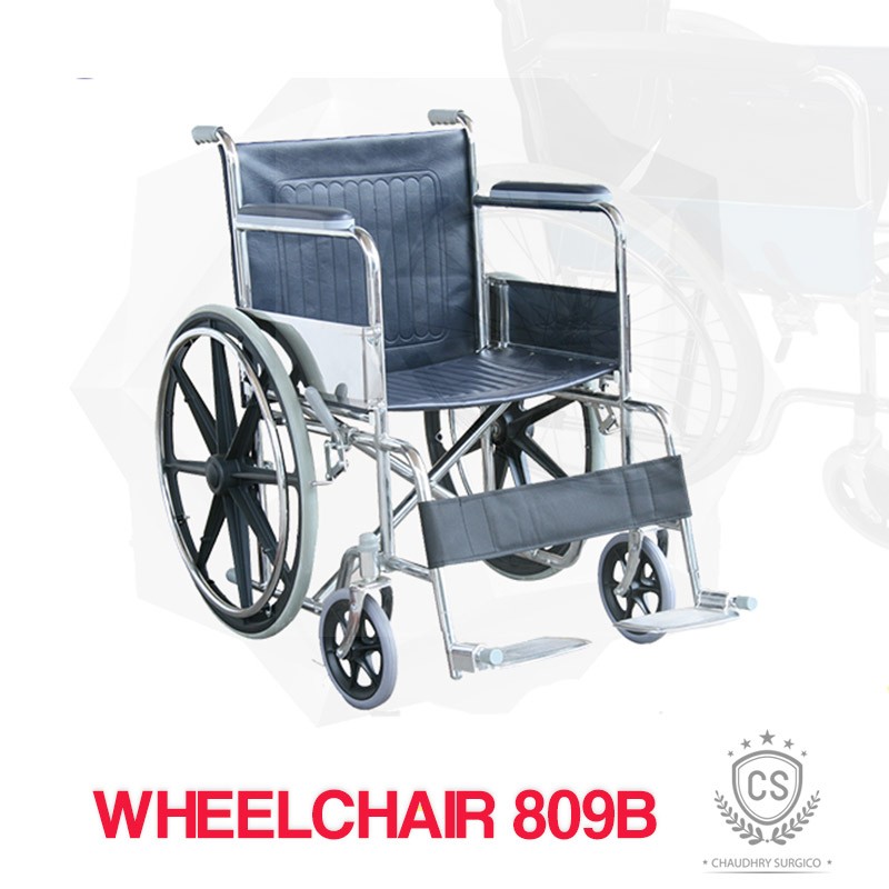 Wheelchair Folding 809b Fiber Wheel